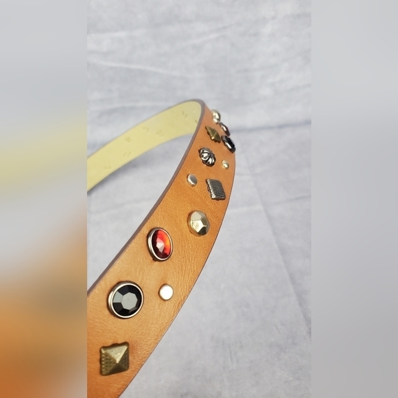 NOBO Women's Brown Studded Embellished Western Belt  Size L - Picture 7 of 11